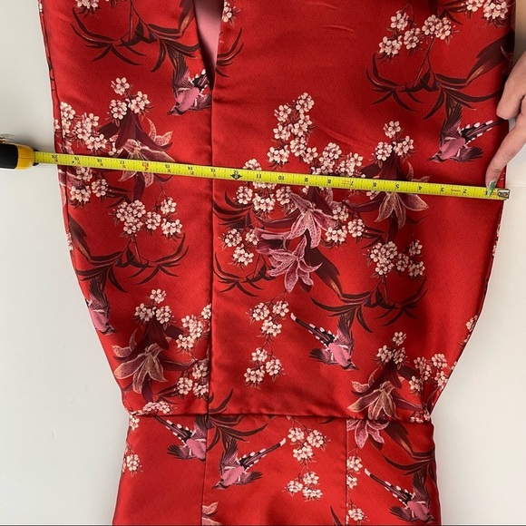 JOHANNA ORTIZ El Dia Que Me Quieras Dress Renaissance Victorian Red Ruffle satin - Picture 8 of 17